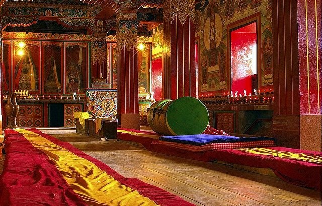 inside tawang monastery
